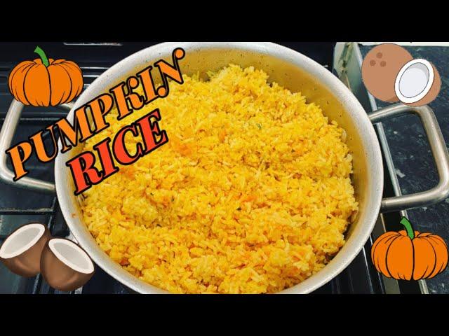 How To Make Pumpkin  Rice Cook Down In Coconut  Milk 