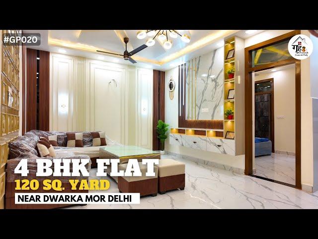 आलीशान & Spacious 4BHK Flat Near Dwarka Mor Metro Station in Delhi | Luxurious 4bhk Home for Sale