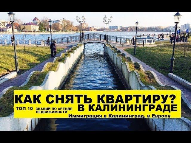 Как арендовать квартиру? 10 советов. Переезд, иммиграция в Калининград, в Европу. Плюсы, минусы #09