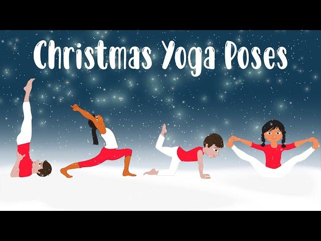 Christmas Yoga Poses | Warm ups & Asanas for Kids | X'mas Special | Yoga Guppy