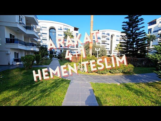 SATILIK DAİRE ANTALYA KONYAALTI ARAKAT 4+1 190 M2  SİTE İÇİ HEMEN TESLİM