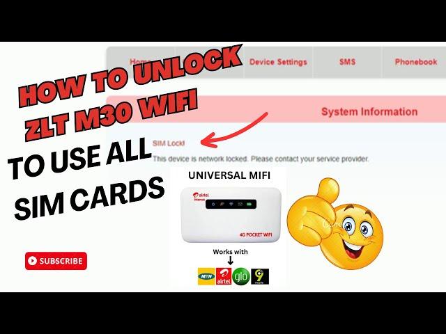 ZLT M30 WiFi Convert to Support All Sim Cards ; MTN ️ ETISALAT️ GLO️  AIRTEL️  DONE #ZLT #M30