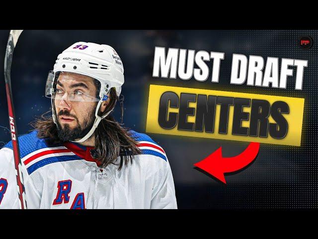 5 Centers You NEED To Draft in Fantasy Hockey 2024