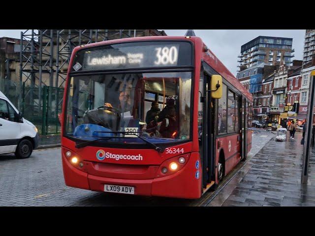 *Limp* Stagecoach London 36344 LX09ADV Bus Route 380