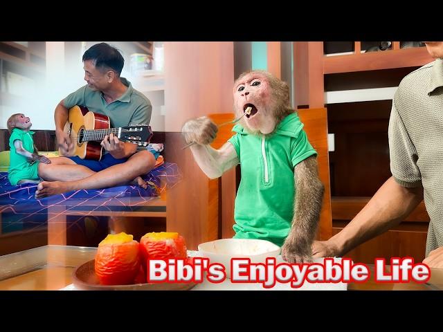 Bibi every day enjoy interesting life and fun with Uncle Phong!