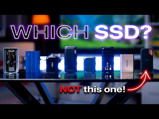 BEST SSDs! Samsung T7 vs SanDisk vs Crucial X8, X9 Pro, WD and Acasis 