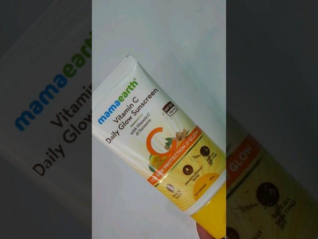 New Mamaearth Vitamin C Daily Glow Sunscreen |Mini review | #mamaearth #summerskincare #2023 #daily