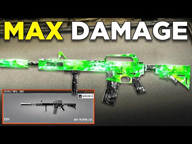 new *MAX DAMAGE* XM4 LOADOUT in BLACK OPS 6 After UPDATE!  (Best XM4 Class Setup) BO6 Warzone