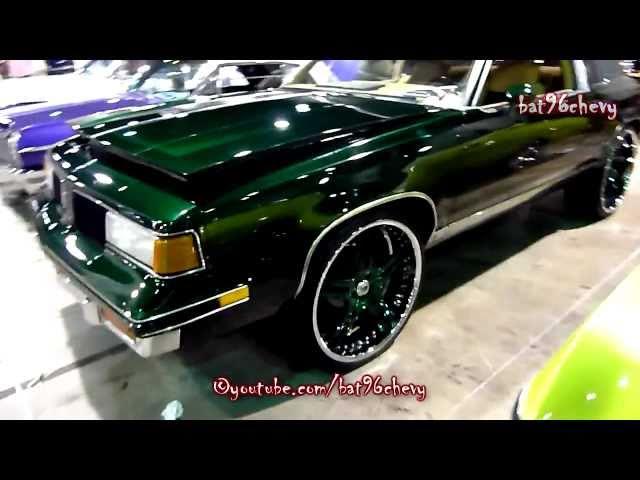 Candy Green Oldsmobile Cutlass on 24" Asantis: V103 Car Show 2011 - HD