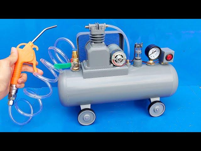 Homemade mini air compressor from pvc