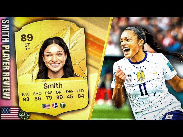 THE GREATEST FEMALE STRICKER IN FUT!? 89 SMITH PLAYER REVIEW! EAFC 25 ULTIMATE TEAM