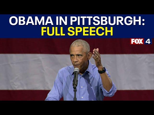 Barack Obama in Pittsburgh, PA: FULL SPEECH