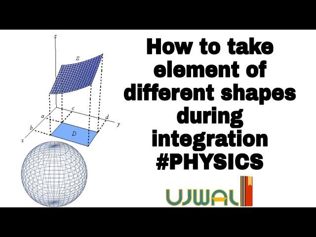 elements on wire,ring,disc,sphere,cylinder and shells in Integration +integration in physics and use