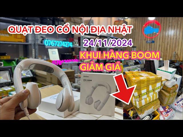 Khui đơn hàng boomgiảm giá-Quạt điều hoà đeo cổ  nội địa NHẬT-Xả hàng zalo: 0767274274-0784203203