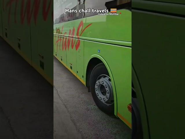 Luxury Bus lover Hans chall travels #indoritraveller #indore #travel #mumbai #volvobus #luxury