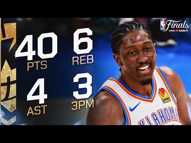 Jalen Williams Sets PLAYOFF CAREER-HIGH In NBA Finals Game 5! | June 16, 2025