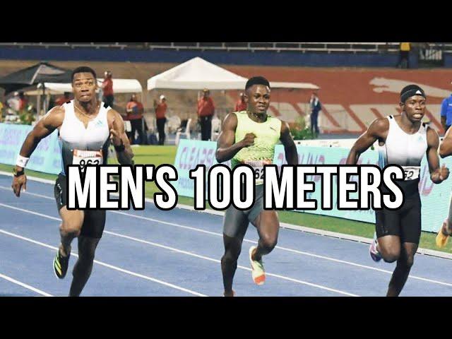 Oblique Seville vs Ackeem Blake vs Yohan Blake Men's 100m | Jamaica National Championships 2023.