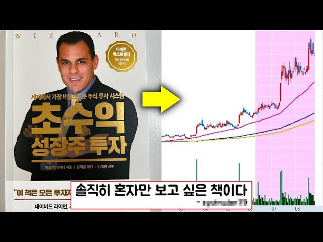 키움증권 HTS 신호검색 X 초수익 성장주 투자 (마크 미너비니)