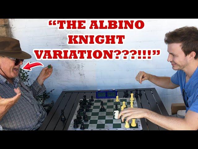 New Hustler's Albino Knight Variation Shocks Trash Talker! The Great Carlini vs Tactical Justin