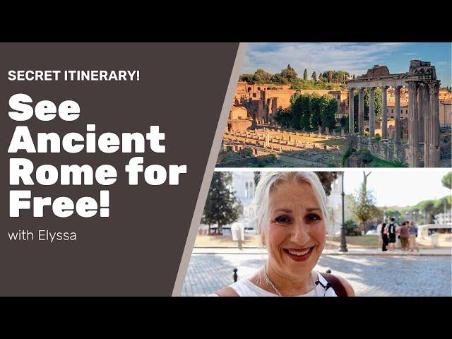 Step-by-step Guide: Visit Ancient Rome for Free (easy Itinerary)!