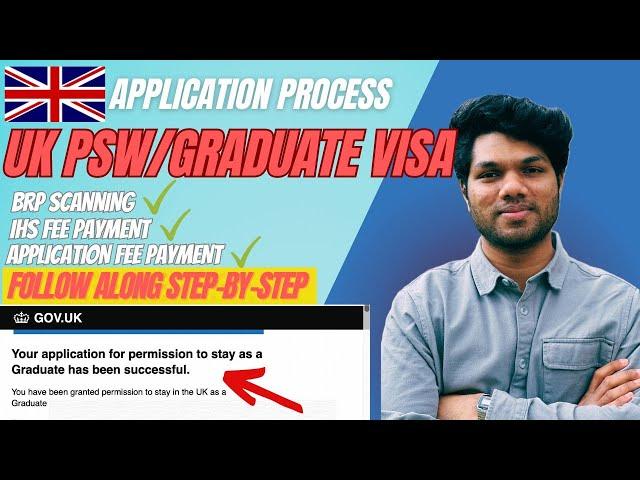 How to apply for UK PSW (Graduate Route) Visa | Explained in English | 2024