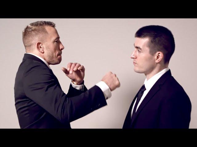 GSP teaches Lex Fridman how to street fight