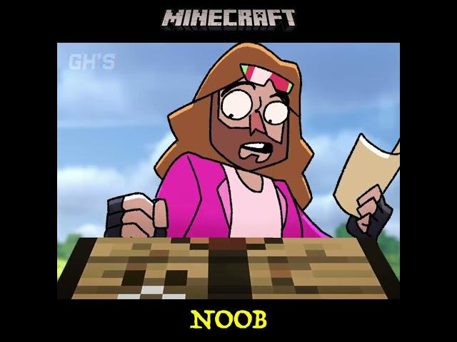 NOOB vs PRO #3 - MINECRAFT MOVIE ANIMATION | GH'S ANIMATION