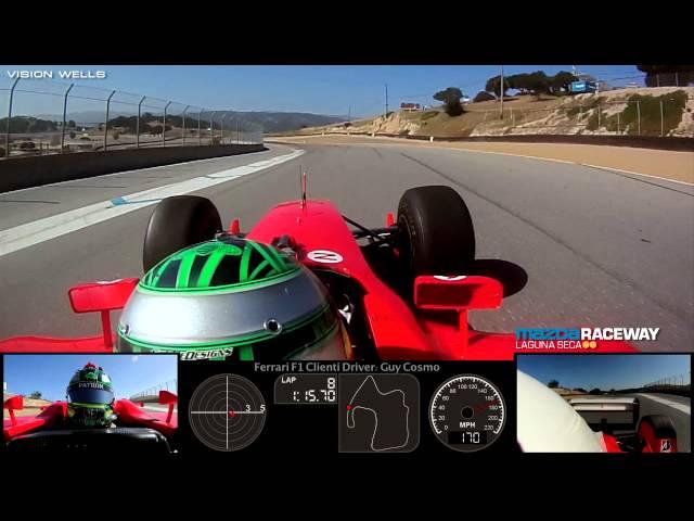 Ferrari Racing Days Laguna Seca - F1 Clienti Guest Driver: Guy Cosmo / Session 1 - Fast Lap.