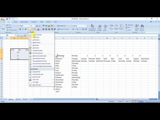 3T.5 Insert Tab - Tables and Charts inserting in Excel