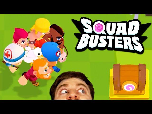 Beating NEW Supercell Game.. SQUAD BUSTERS 