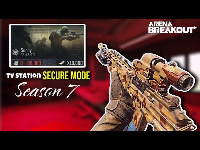 MK14 Domination in Secure Mode Gameplay on TV | Arena Breakout Tips & Weapon Review