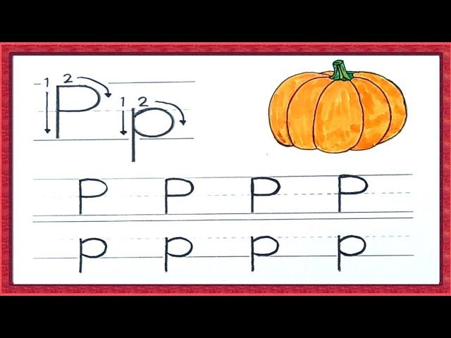 Tracing | Tracing Letter P | Practice Writing Letter P | Tracing Letters For Kids