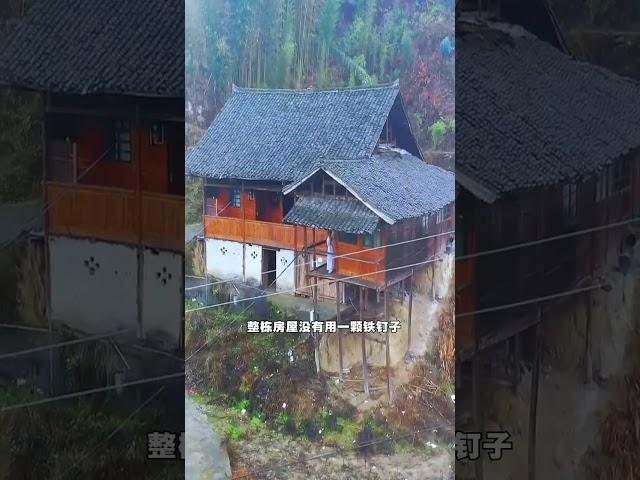 你敢相信嗎？貴州侗族吊腳樓，只靠幾根木頭支撐。 #旅行 #航拍 #旅遊  #旅行推薦官 #旅行 #旅行大玩家 #大美中國 #旅遊景點推薦