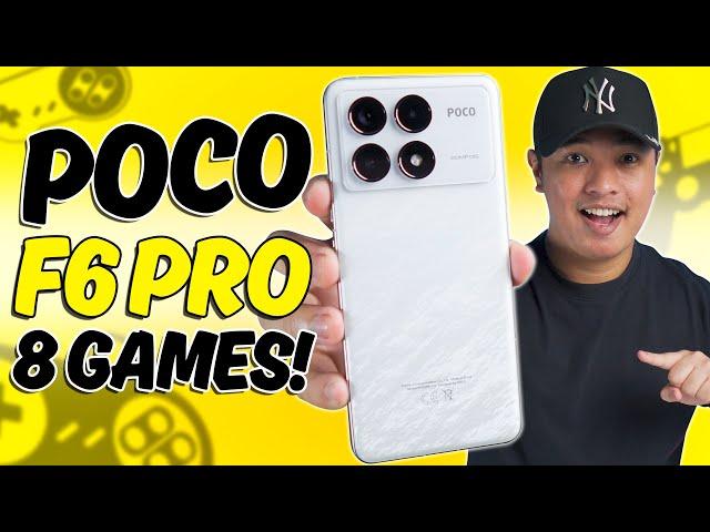 POCO F6 Pro Gaming Review - 8 GAMES TESTED