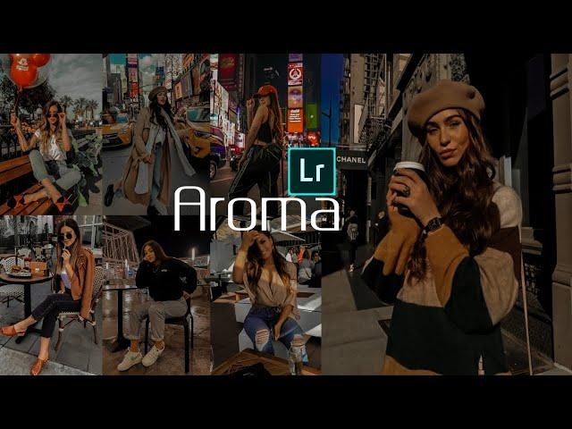 Aroma Preset - Lightroom Mobile tutorial Free DNG | Brown Tone