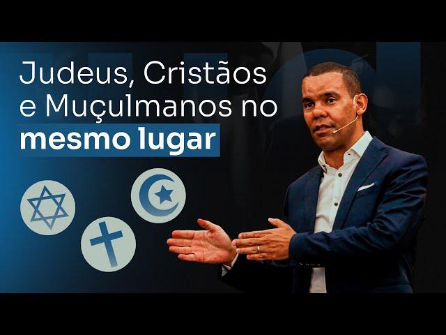 Judeus, cristãos e muçulmanos no mesmo lugar #RodrigoSilva #Israel