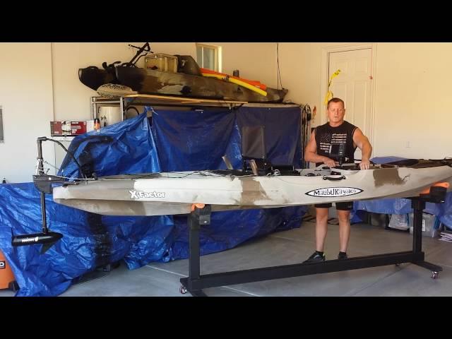 DIY Modified Malibu X Factor Kayak with Trolling Motor