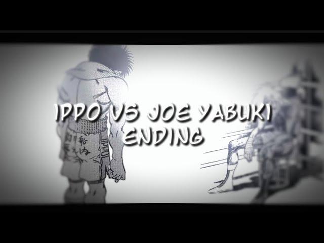 IPPO VS JOE YABUKI(ending) [MANGA ANIMATION] [MADE WITH CAPCUT] [THE GOD OF WIND VS THE KILLER JOE]