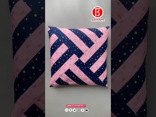 How to Make Patchwork Pillow Tutorial Part