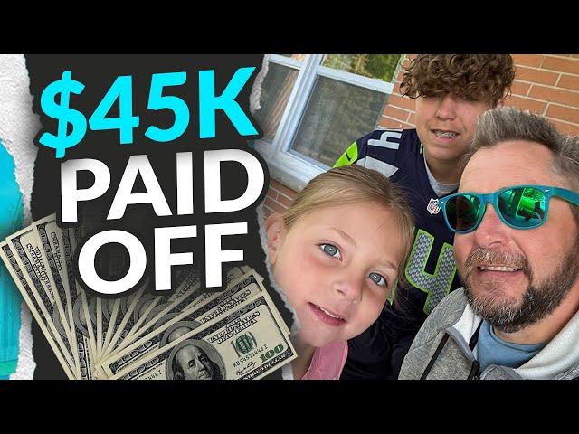 Debt Free Living in Wisconsin: $45k Paid Off in 5 Yrs