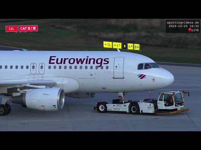 Cologne Bonn Airport LIVE - Planespotting 2024-12-20