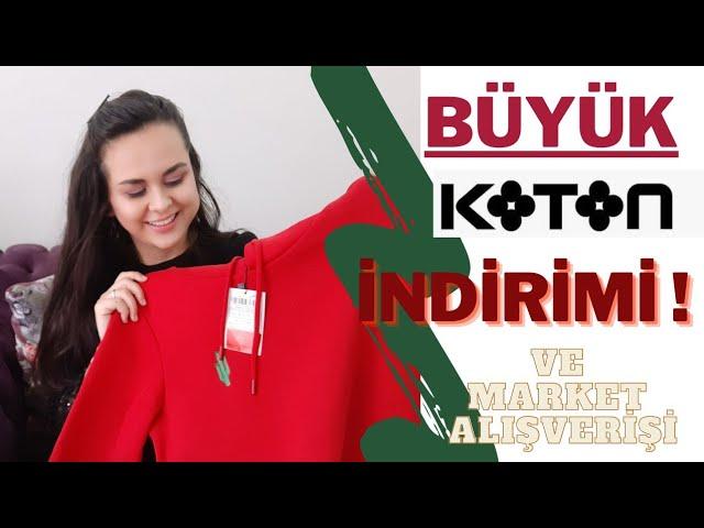 Koton Büyük  indirim Alışverişi  ve Market Alışverişi   Alışveriş Videosu