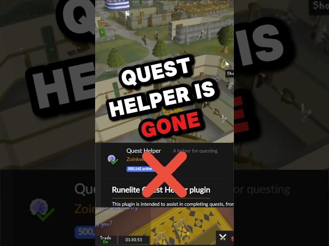 Say Goodbye to Quest Helper #osrs #oldschoolrunescape #runescape