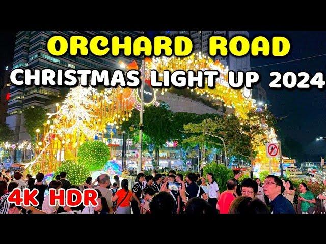 Orchard Road Christmas Light Up 2024 | Christmas on A Great Street  2024 Singapore