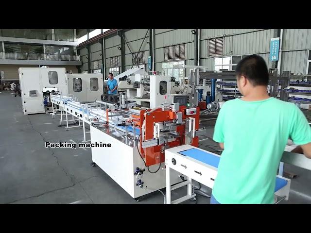 24 rolls small kitchen towel making machine production line