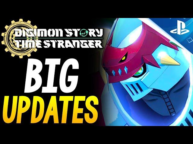 BIG New Digimon Story Time Stranger UPDATES - New Battle Gameplay, Digital World, Evolutions + More!