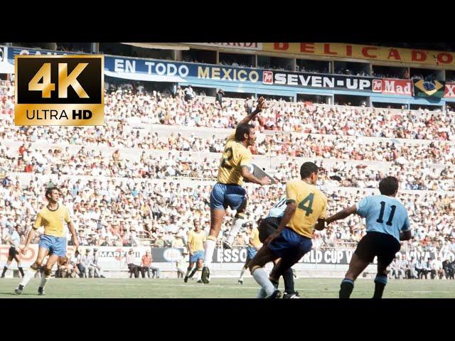 Uruguay - Brazil world cup 1970 | Hightlights | 4K UHD