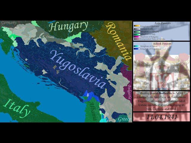 Axis Invasion on Yugoslavia(April War): Every Day