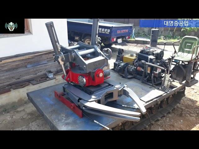 대명중공업 틸트로테이터 출고전 시운전영상 (DMTR06 tiltrotator)