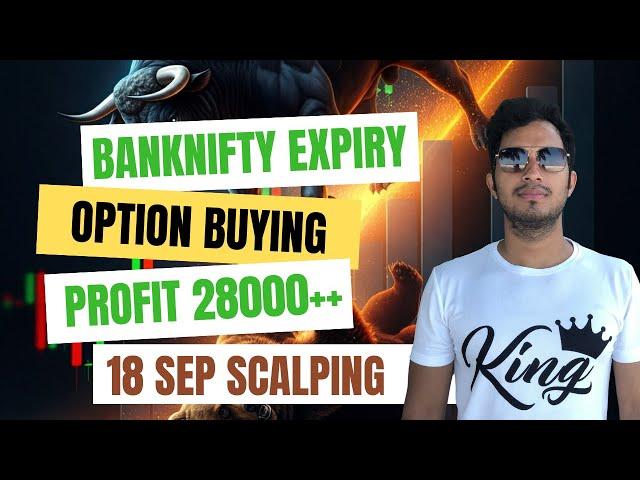 Banknifty Expiry || Option Buying || Live Option Scalping || 18 sep